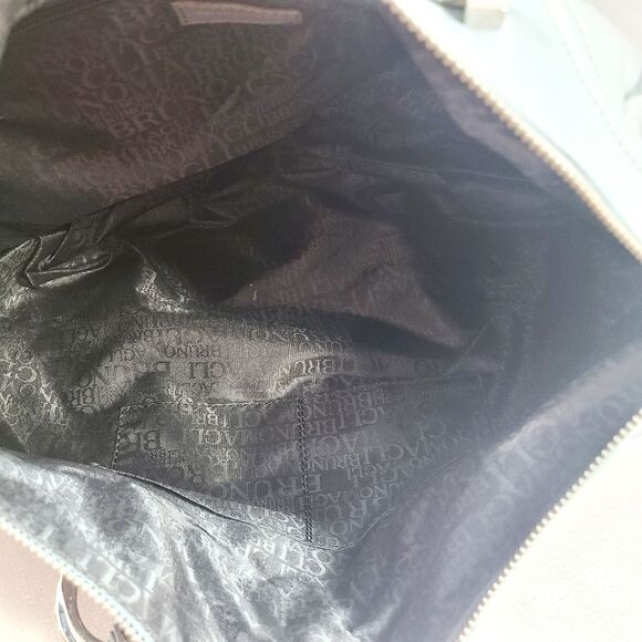 Bruno Magli Leather Satchel Bag - Picture 5 of 7